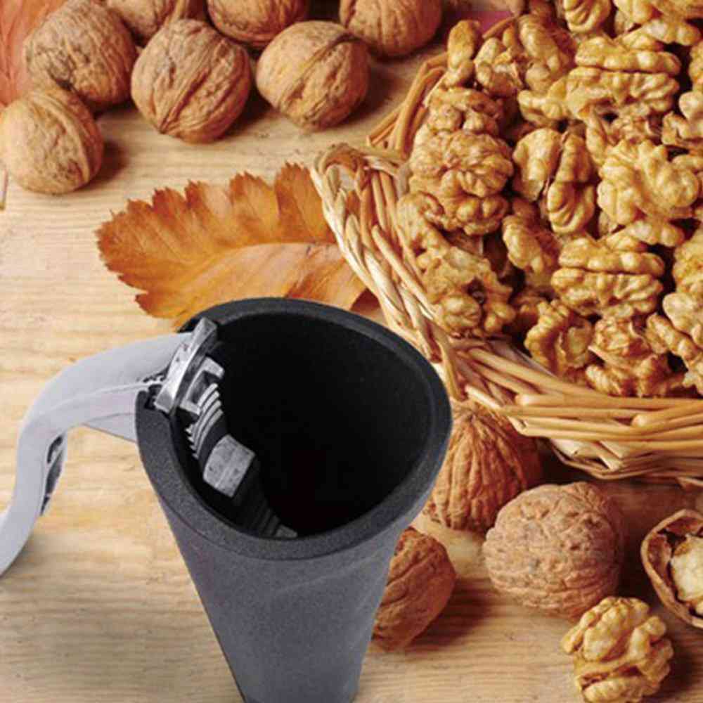 Universal Fruit Opener Walnut Clip Pliers Funnel Pine Nut Cracker