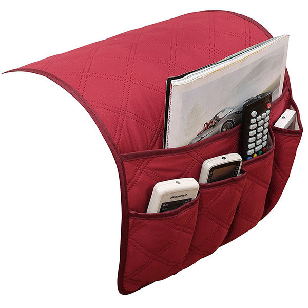 Armchair Sofa Chair Storage 5 Pocket Holder Remote Control Phone Couch Organizer