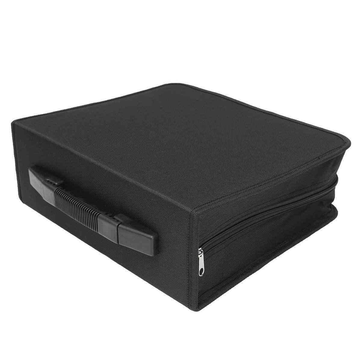 288Pcs Disc CD DVD Case Storage Bag Holder Carry Box Record Binder Sleeves Rack Storage Container