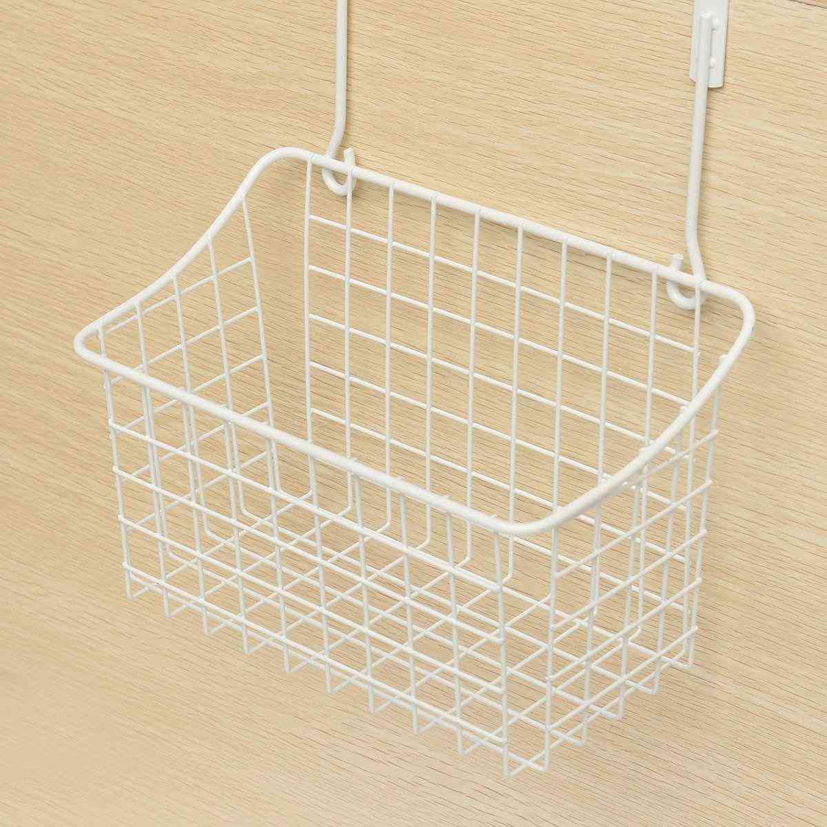 Over Door Hanging Cabinet Organizer Bathroom Kitchen Storage Rack Basket Hanging