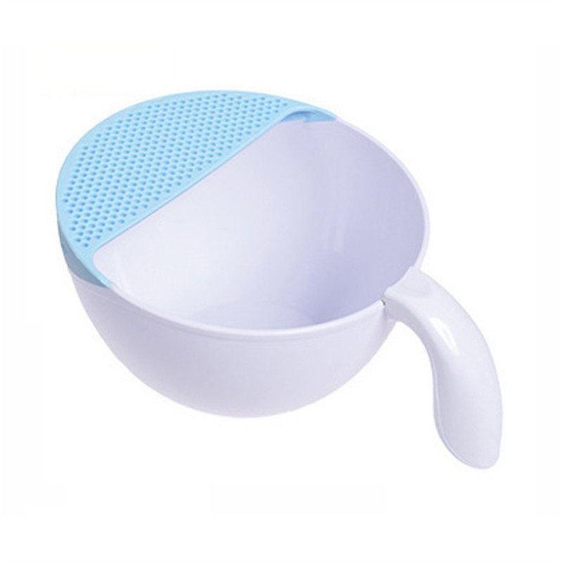 Kitchen Rice Bean Wash Colander Practical Plastic Sieve Strainer Kitchen Tool