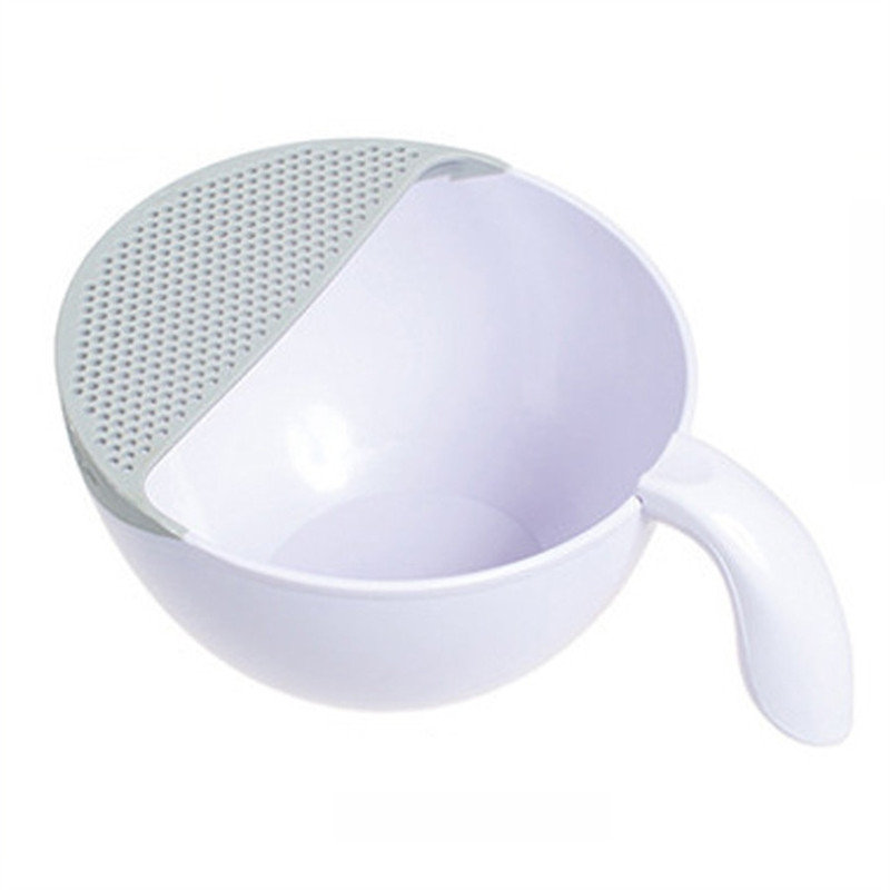 Kitchen Rice Bean Wash Colander Practical Plastic Sieve Strainer Kitchen Tool