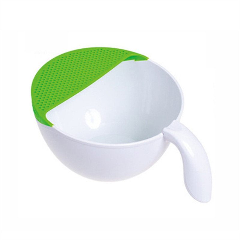 Kitchen Rice Bean Wash Colander Practical Plastic Sieve Strainer Kitchen Tool