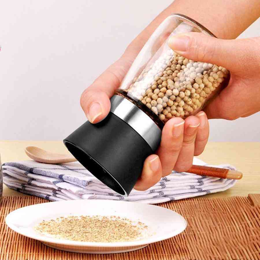 Pepper Grinder Manual Stainless Steel Triangle Pepper Burnisher Kitchen Tools