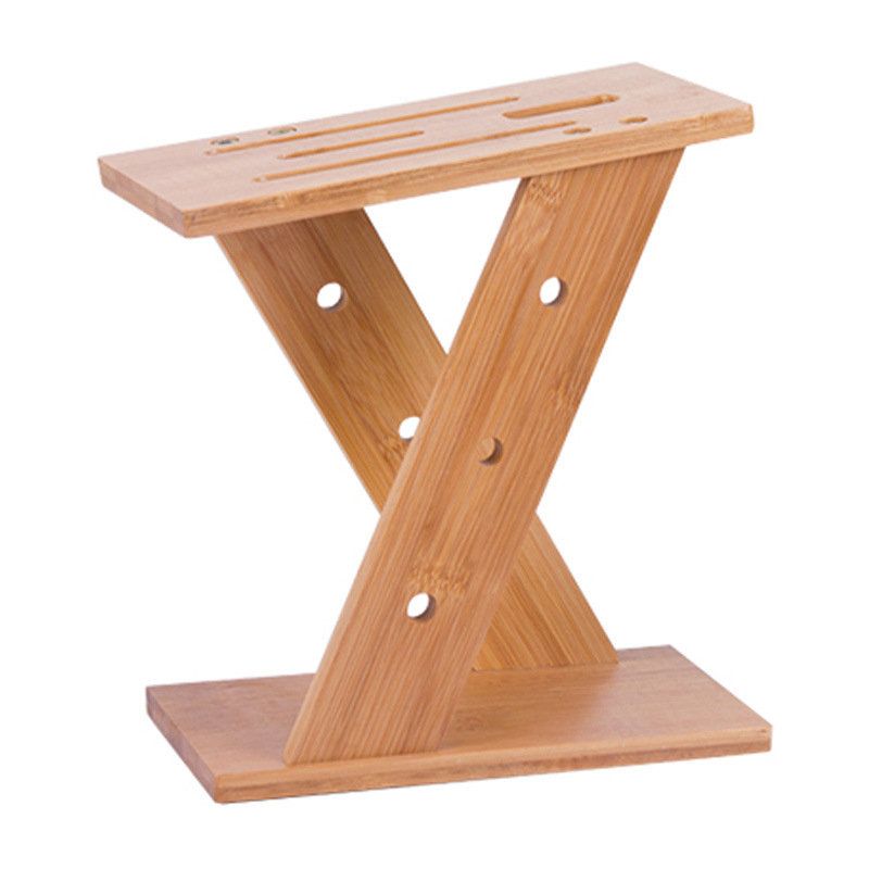 Wood Kitchen Knife Holder Multifunctional Storage Rack Tool Holder Bamboo Knife Block Stand Kitchen