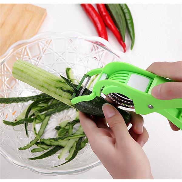 Multi-function Vegetables Scissors Salad Multi-layer Scissors Hand Peel Type Chopping Vegetables