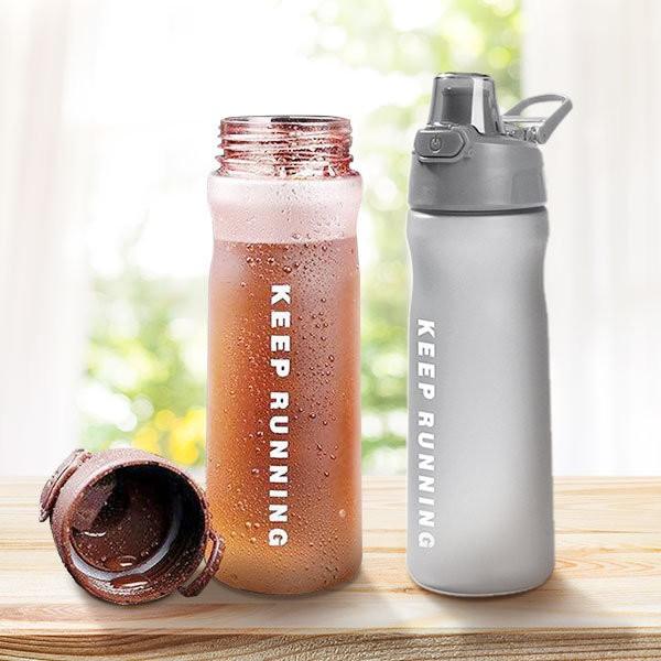 Sport Eco-friendly Frosted Plastic BPA Free Outdoor Travel Drink Water Bottles Anti-leak Drinkware