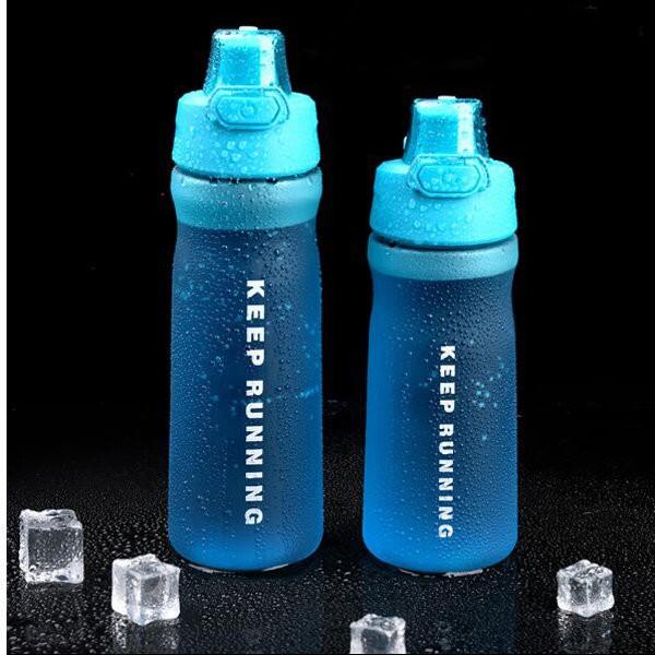 Sport Eco-friendly Frosted Plastic BPA Free Outdoor Travel Drink Water Bottles Anti-leak Drinkware