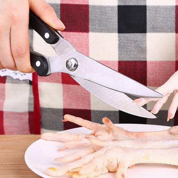 25.5*5cm Kitchen Stainless Steel Shears Strong Chicken Bone Cut Multifunctional Household Scissor