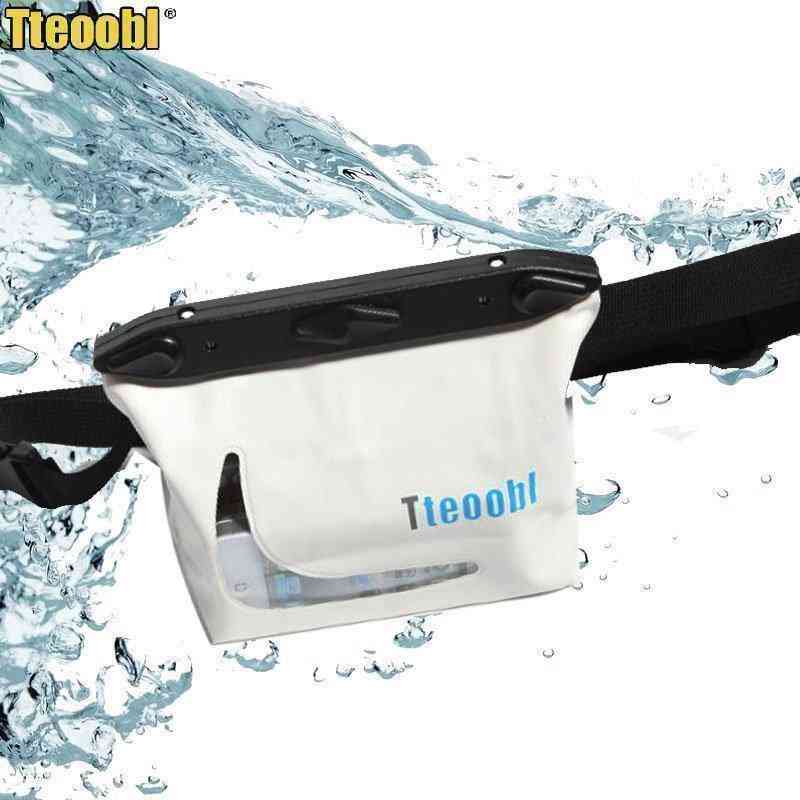 Tteoobl 20M Diving Waterproof Pockets Large Capacity Water Snorkeling Swimming Drifting Waist Bag