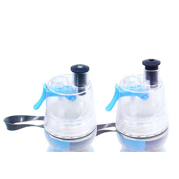 Double Layers Cold Spray Kettle Outdoor Sports Kettle Creative Plastic Kettle Portable Cup