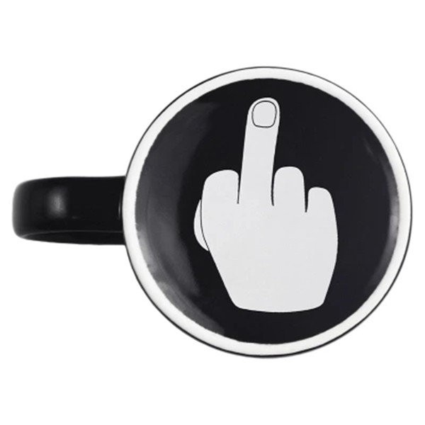 Ceramic Middle Finger Coffee Cups Personality Office Gifts Creative Mug Funny Cup Trick People