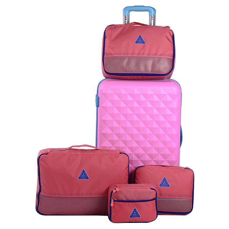 4Pcs Travel Clothes Storage Bag Waterproof Luggage Multi-Function Organizer