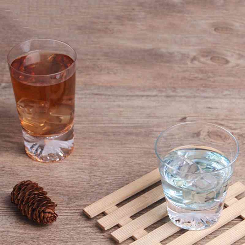 Japan's Mt. Fuji Glass Cup Thickened Heat-resistant Kung Fu Tea Snow Mountain Cup Whiskey Cup