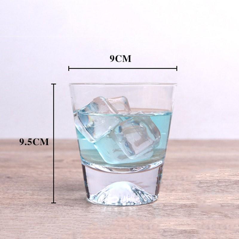 Japan's Mt. Fuji Glass Cup Thickened Heat-resistant Kung Fu Tea Snow Mountain Cup Whiskey Cup