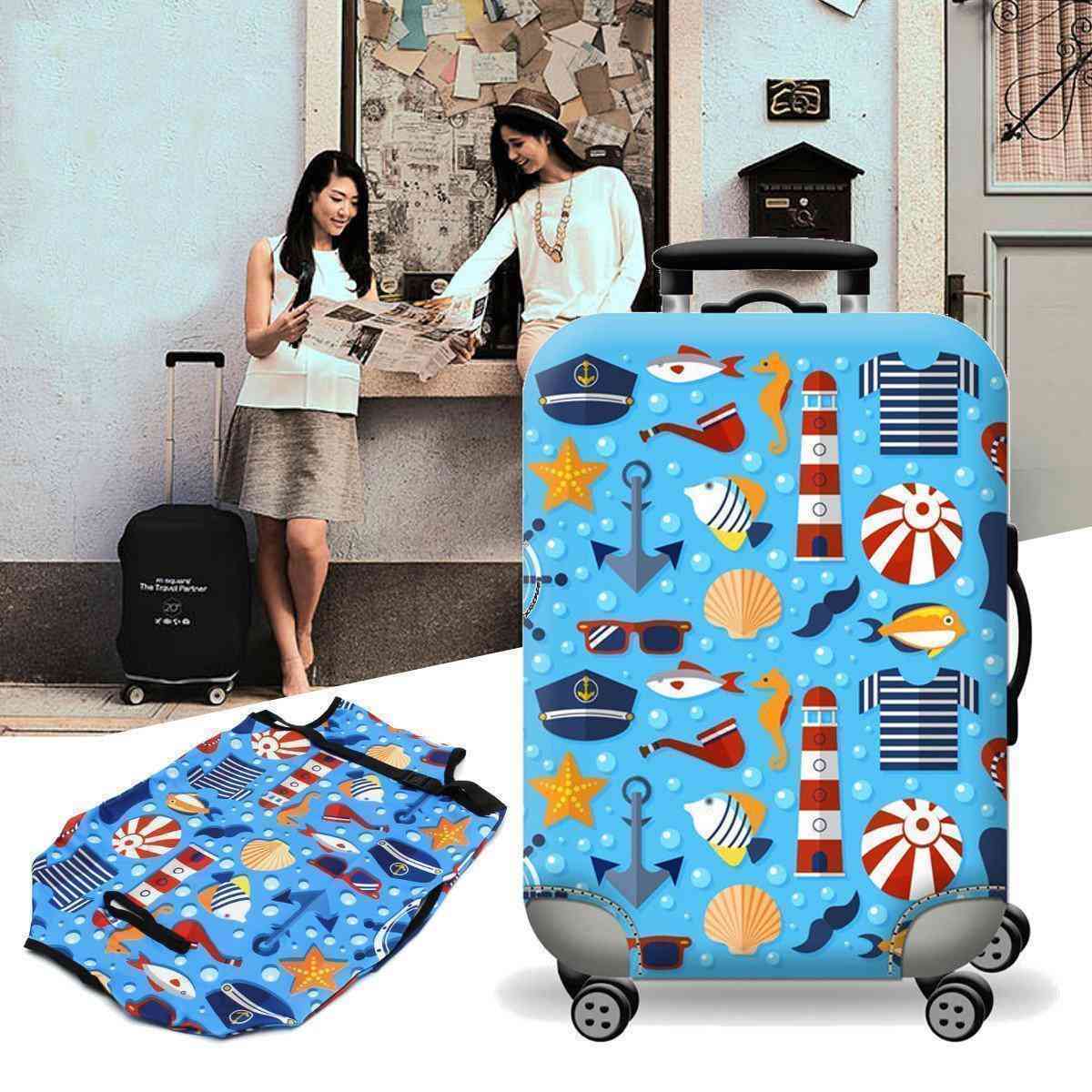 Dustproof Protector Protective Bag Elastic Luggage Suitcase Cover 20/24/28/32 in