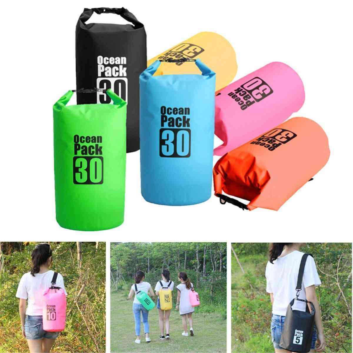 30L PVC Waterproof Dry Bag Sack Boating Sailing Rafting Canoe Kayak Pouch