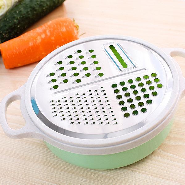 Multifunctional Fruit and Vegetable Shredded Bowl Stainless Steel Slicer