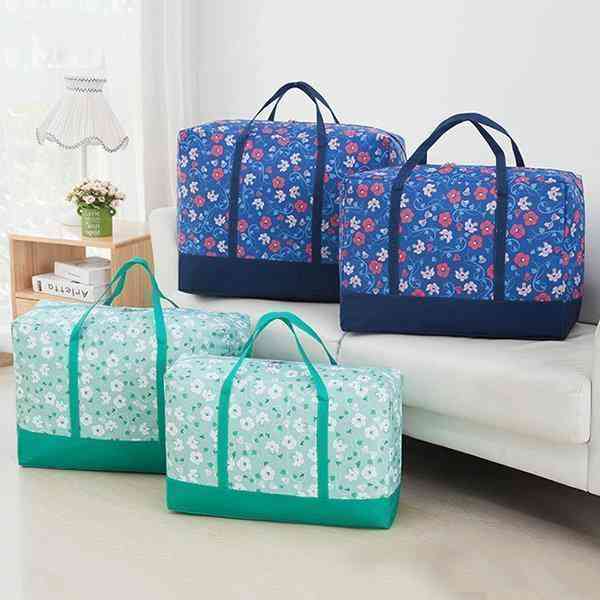 3Pcs Oxford Clothes Quilts Storage Bags Washable Folding Organizer