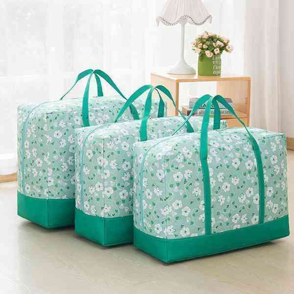 3Pcs Oxford Clothes Quilts Storage Bags Washable Folding Organizer