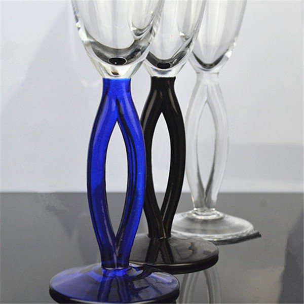 Character Legs Wine Glass Colorful Ball Wine Glass High Feet Cocktail Glass Beer Whisky Coffee Cup