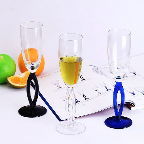 Character Legs Wine Glass Colorful Ball Wine Glass High Feet Cocktail Glass Beer Whisky Coffee Cup