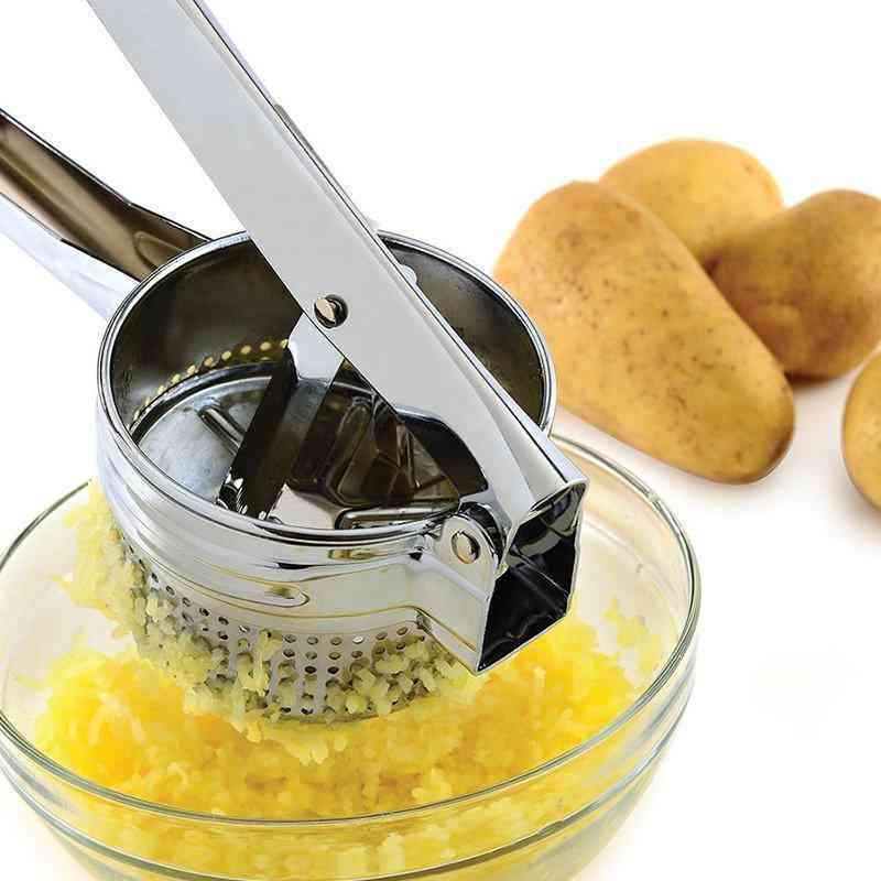 Mash Fruit Squeezer Stainless Steel Mashed Potatoes Ricer Melon Juicer