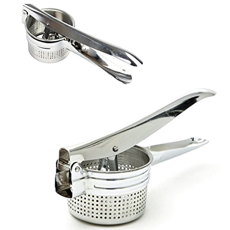 Mash Fruit Squeezer Stainless Steel Mashed Potatoes Ricer Melon Juicer