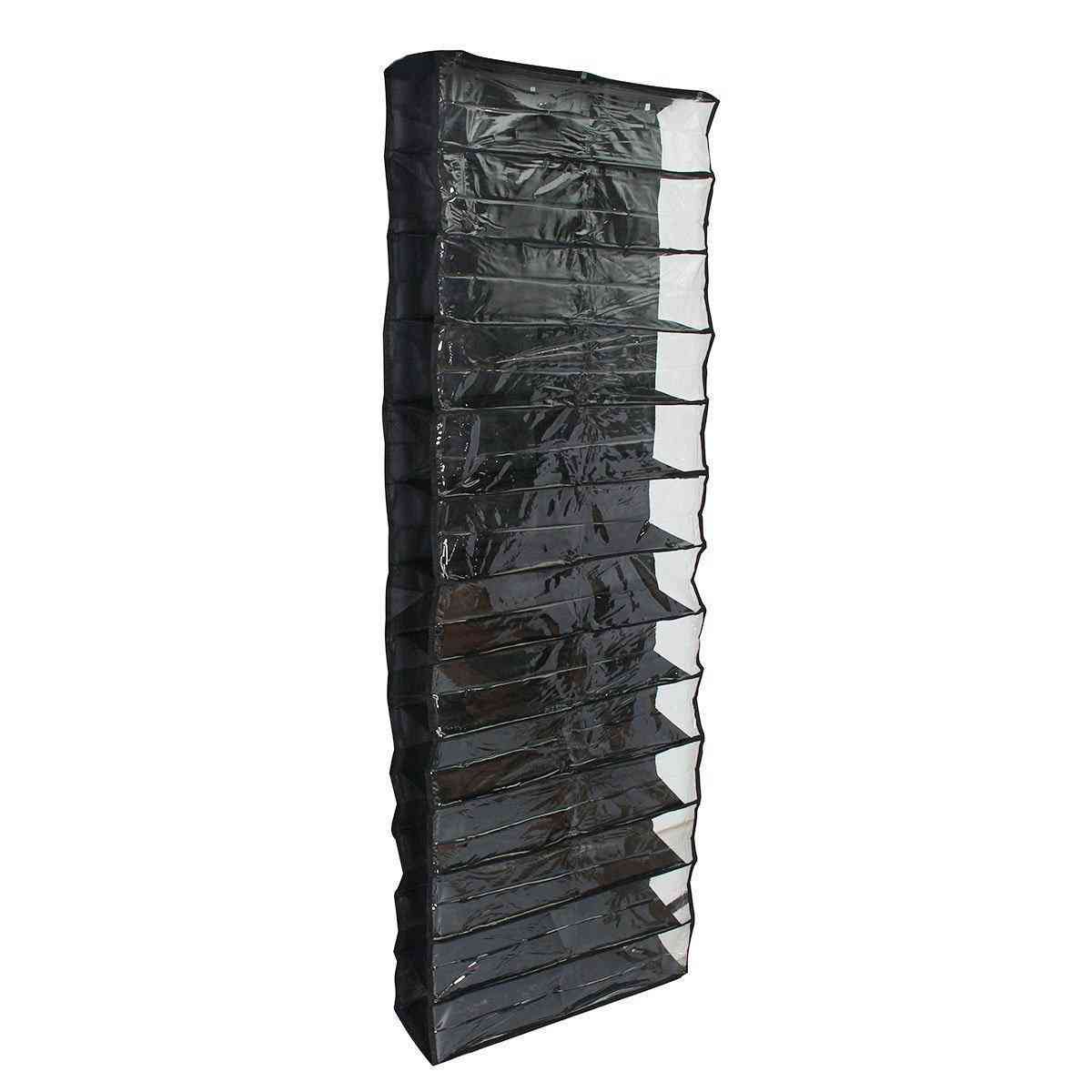 26 Interlayers Door Hanging Shelf Display Stand Holder Shoe Storage Organizer Bag